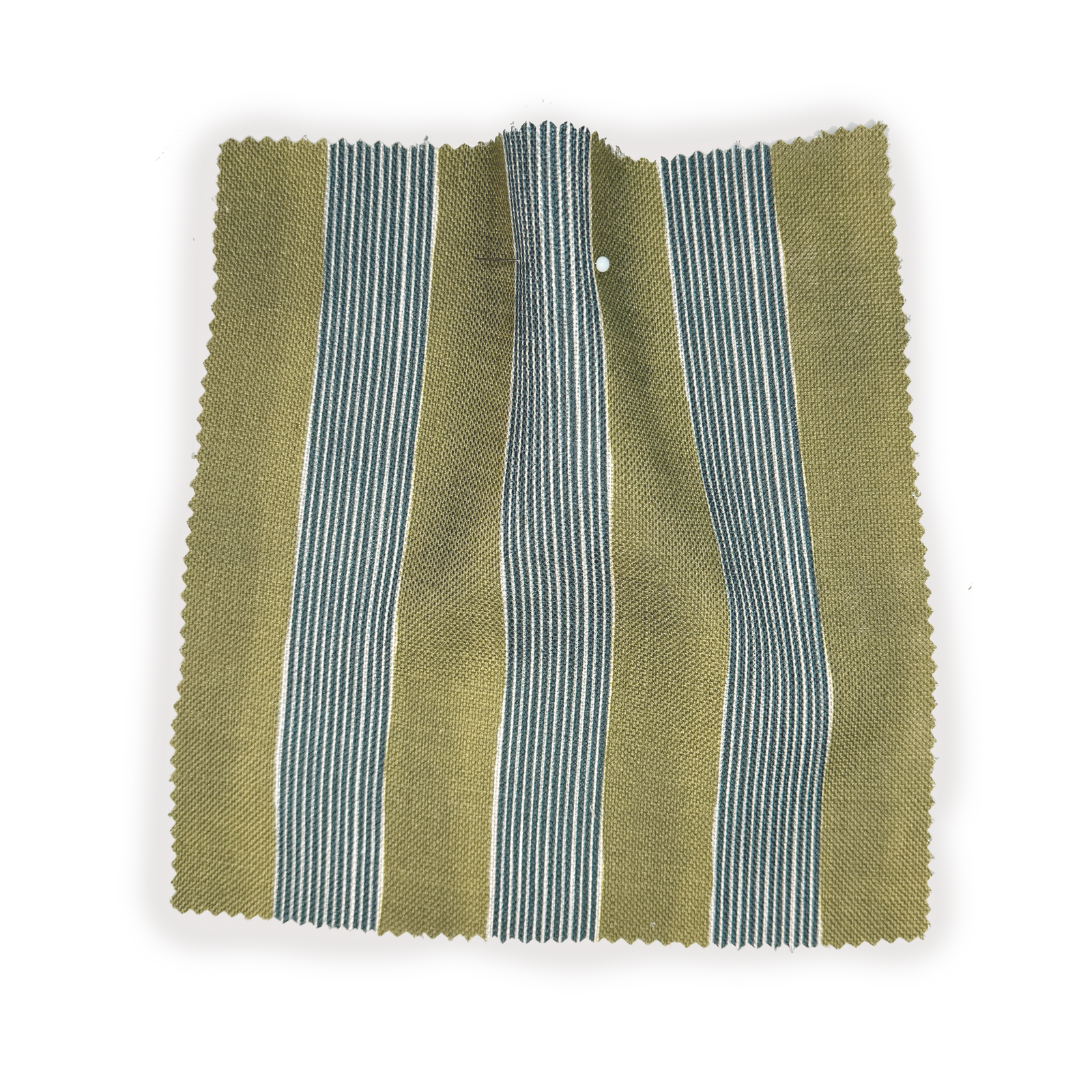 New Stripe Fabric - Olive
