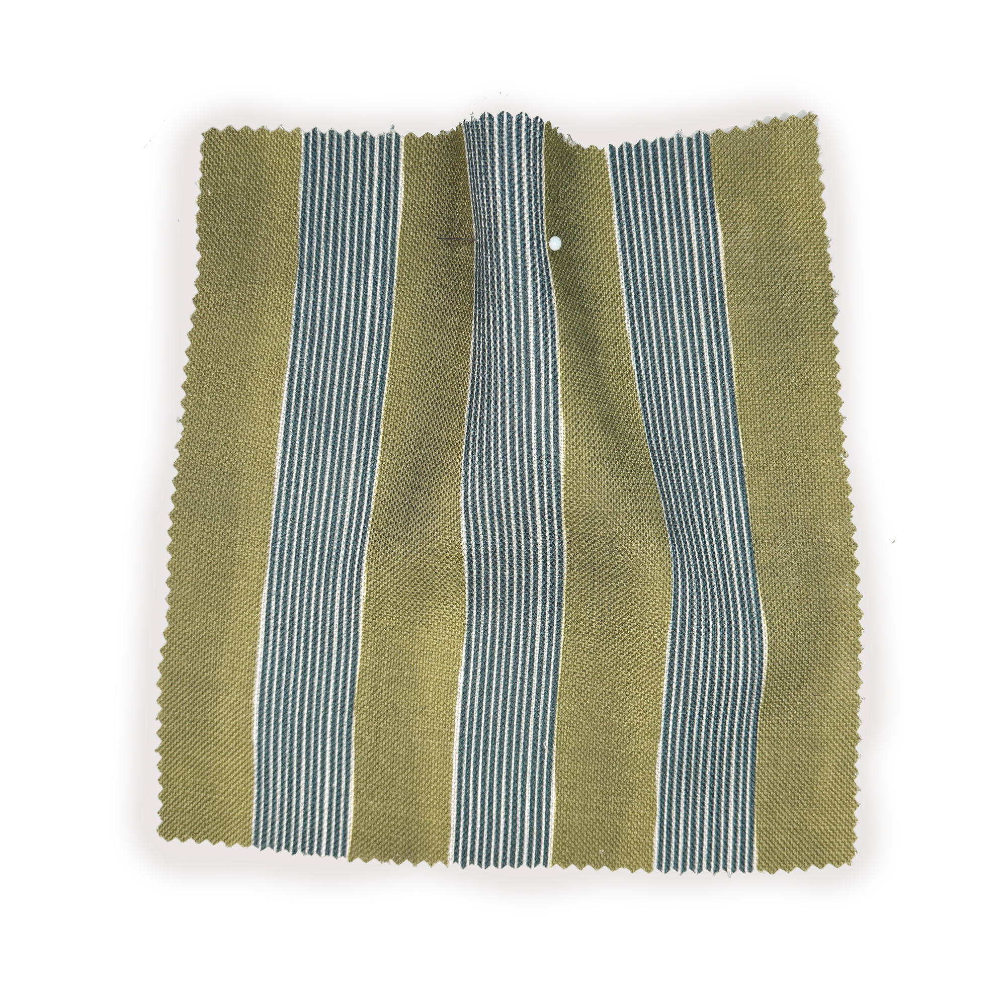 New Stripe Fabric - Olive