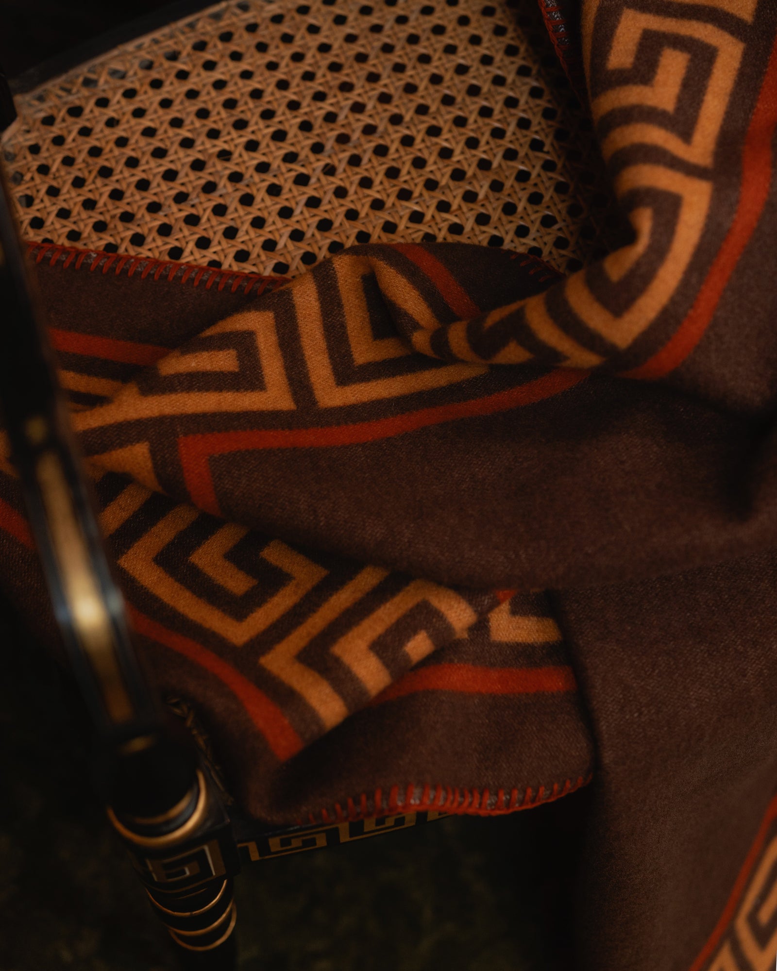 Meandros Cashmere-Blend Blanket