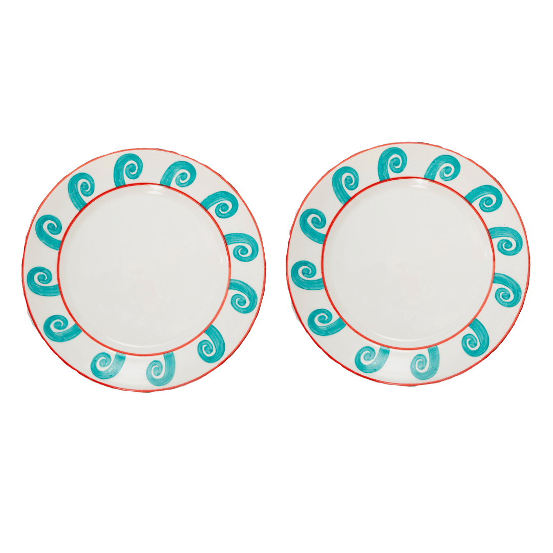 Acqua Sirenus Dinner Plate Set-Of-Two