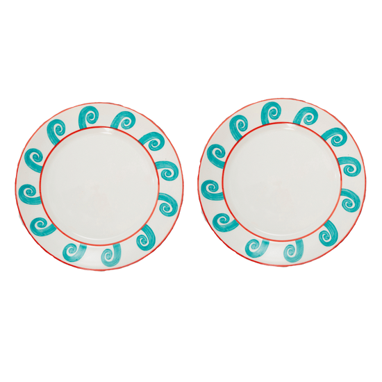 Acqua Sirenus Dinner Plate Set-Of-Two