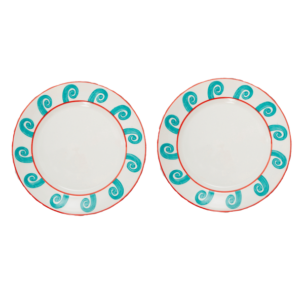 Acqua Sirenus Dinner Plate Set-Of-Two