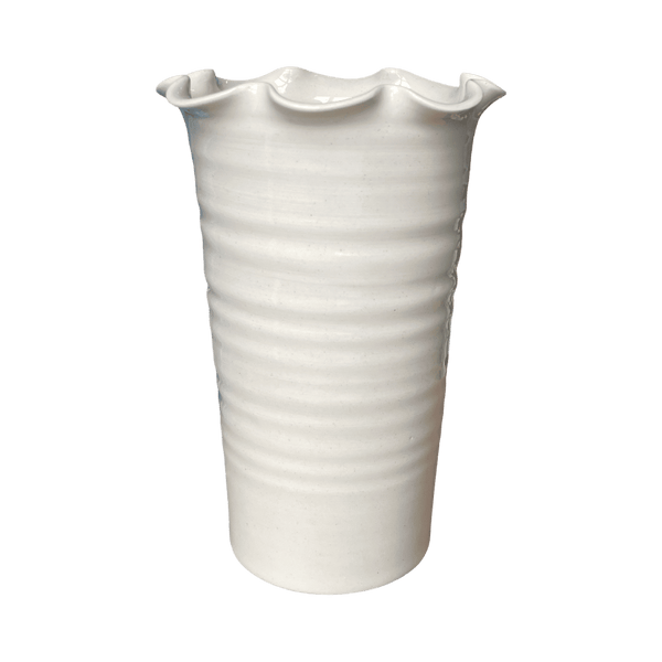 Frilly Vase Stoneware - Large
