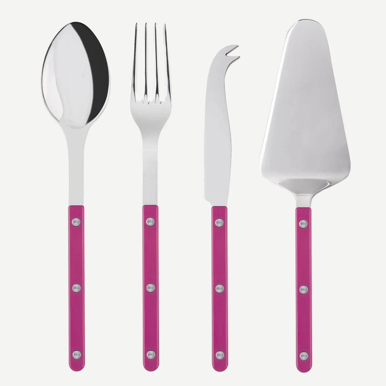 Bistrot Daily Serving Set, Raspberry