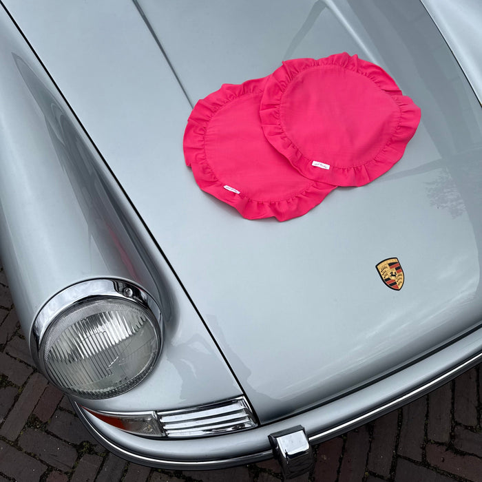 Darcy Placemat Fuchsia Moire - Set of 2