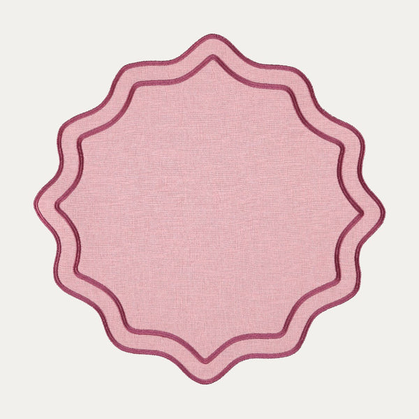 Bloom Placemat, Dusty Rose and Pink