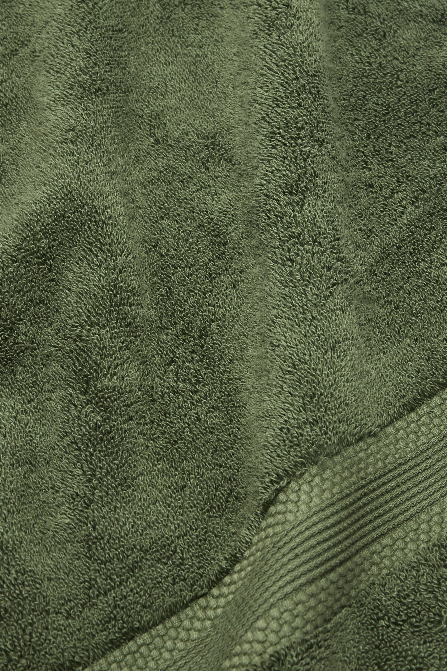 Organic Cotton Hand Towel - Forest Green