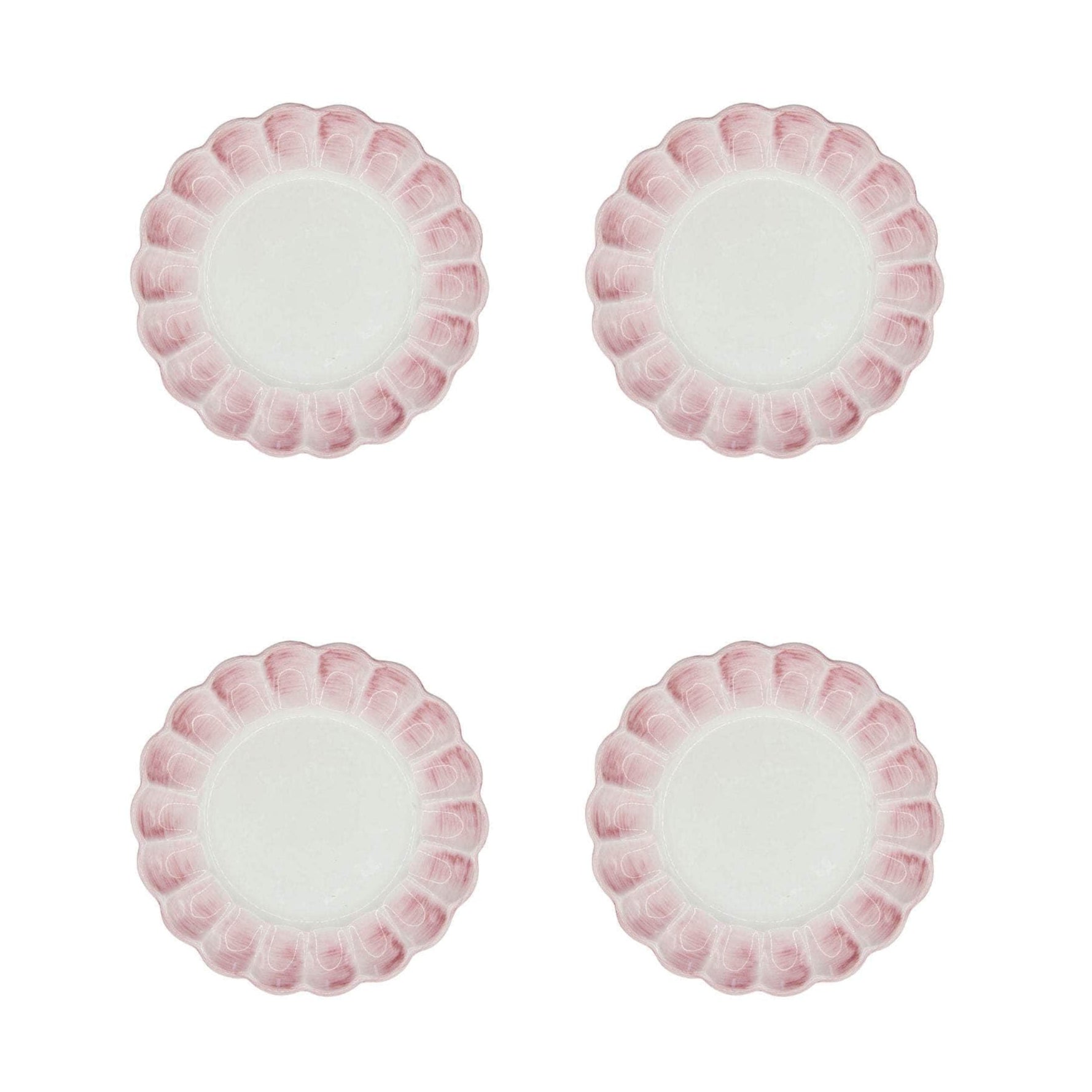 Lido Side Plate, Pink, Set Of 4