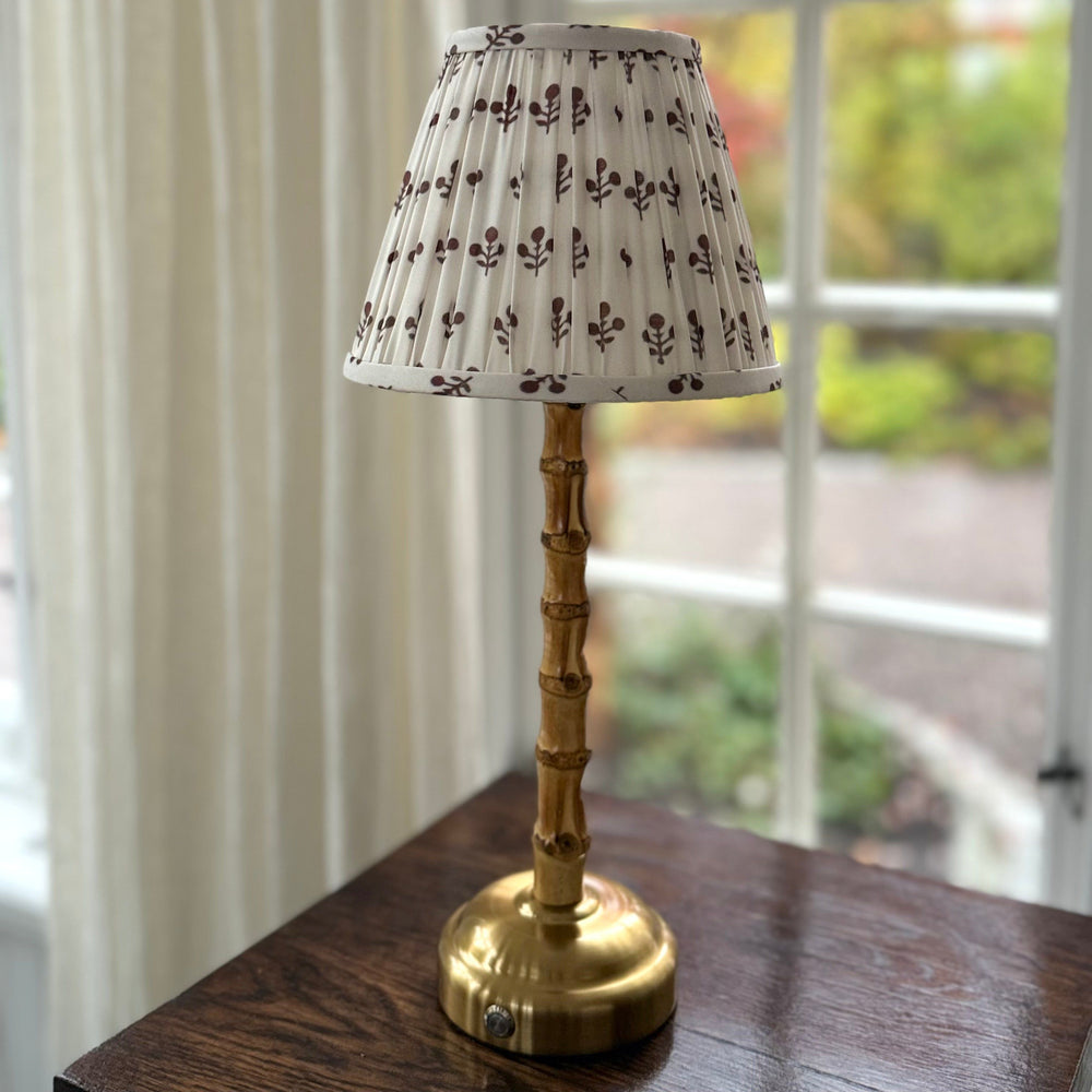 Antibes - Rechargeable Table Lamp (Chesnut Bloom)