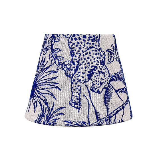 Lampshade Blue Leopard