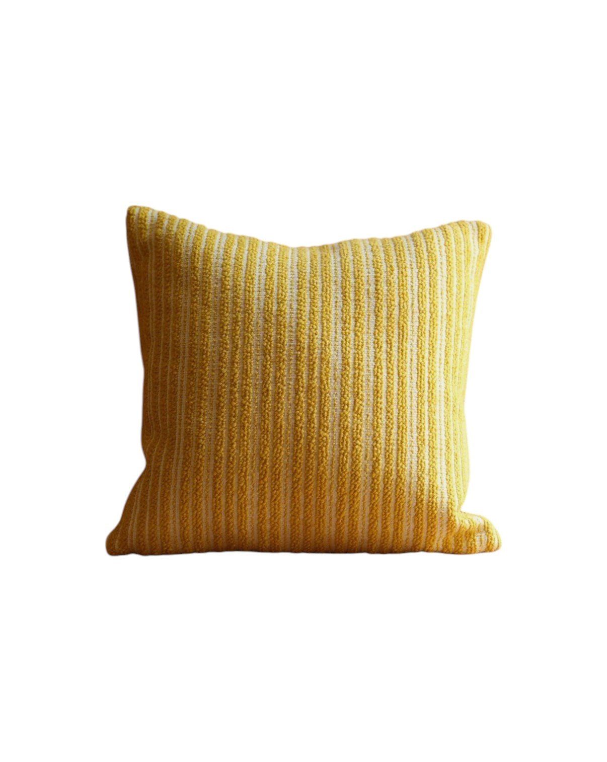 Striped Mustard Pillow