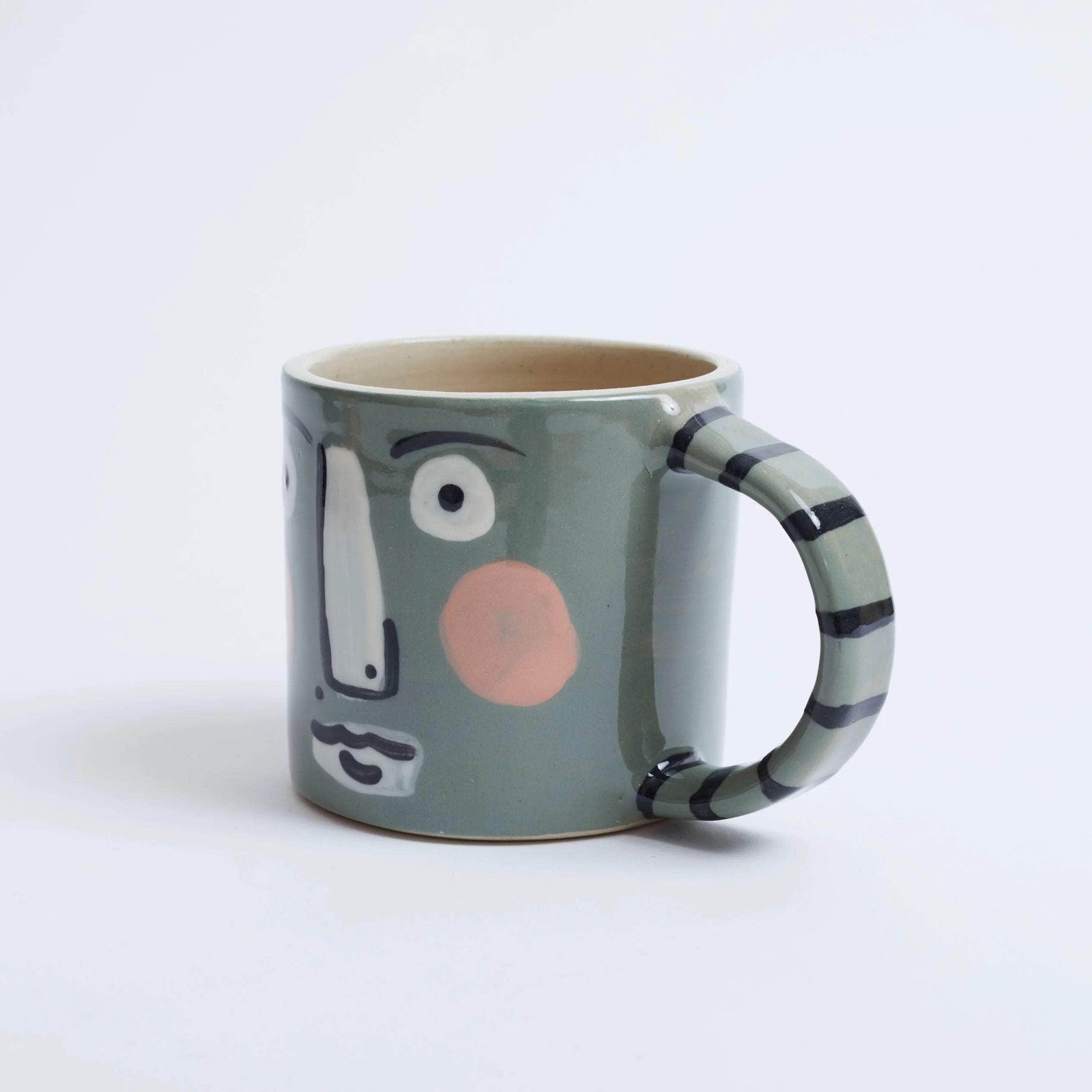 Face Mug Green