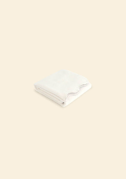 Ivory Cotton Wavy Bath Towel