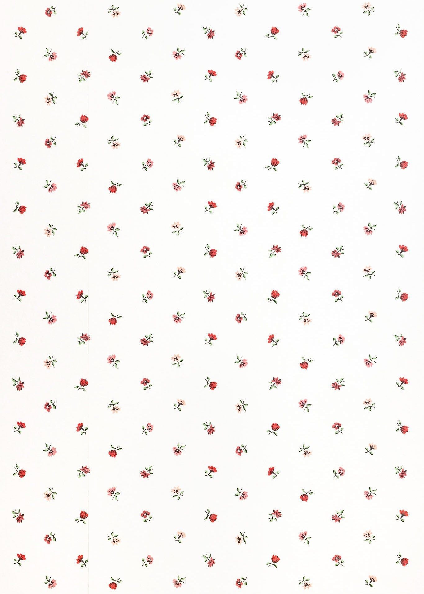 Petites Fleurs Wallpaper - Berry