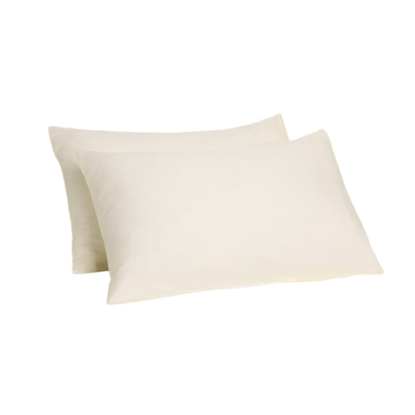 Sateen Organic Cotton Pillowcases - Classic Cream
