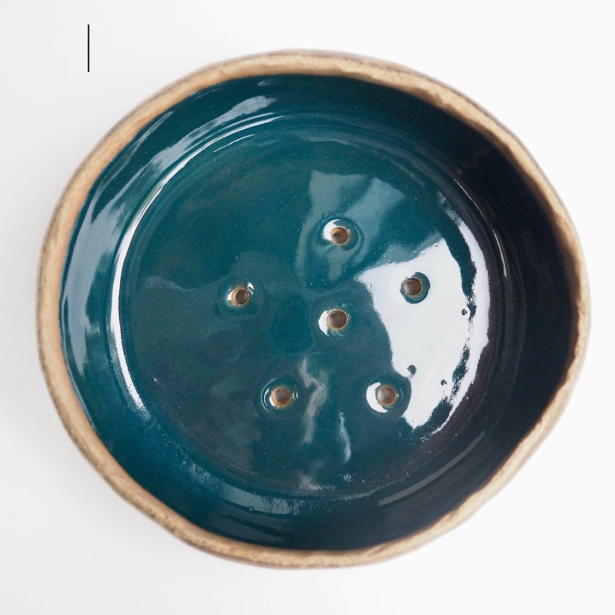 Handmade Large Assorted  Ceramic Soap Dishes with Different Glazes