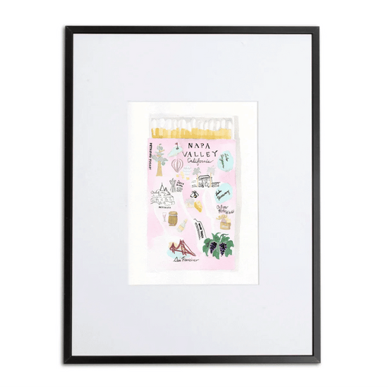 Napa Valley Matchbook Print