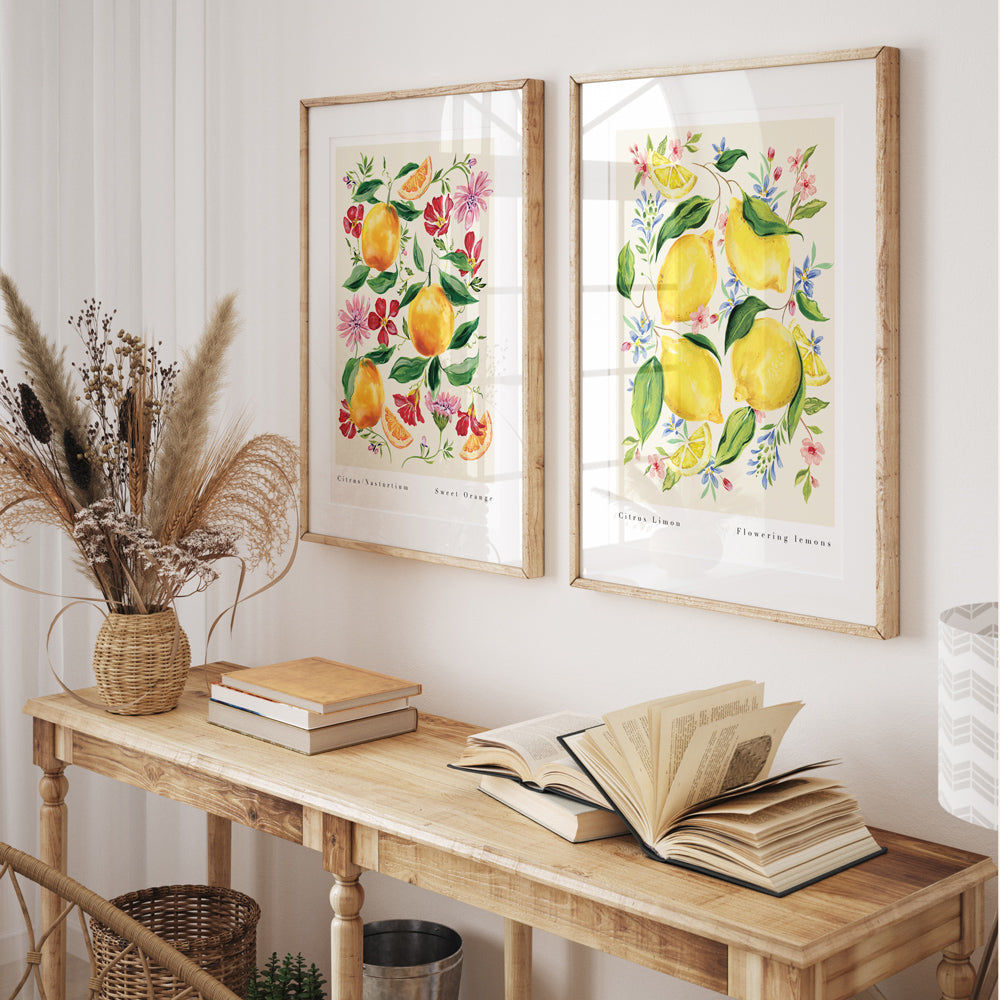 Citrus Limon Art Print