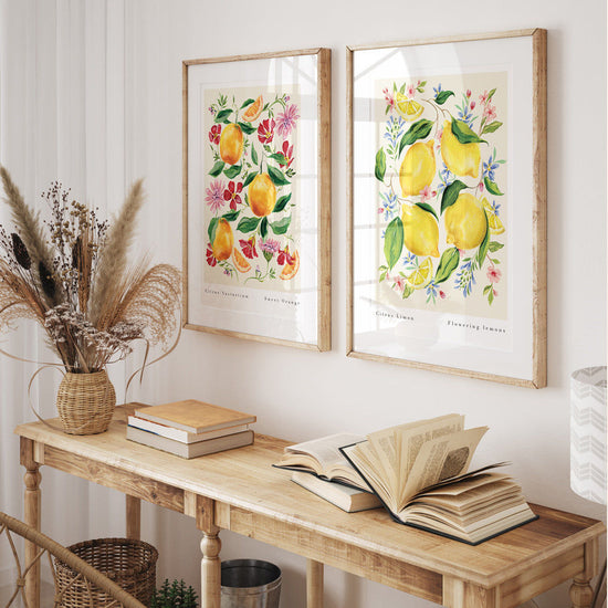 Citrus Limon Art Print