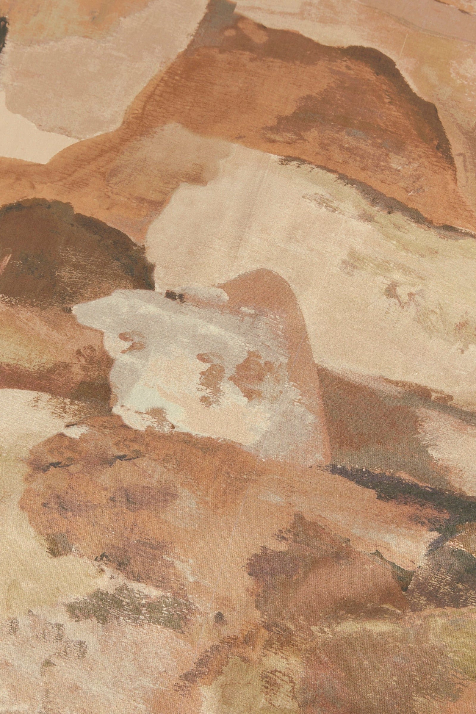 Landscape Duvet Cover - Cinnamon Brown