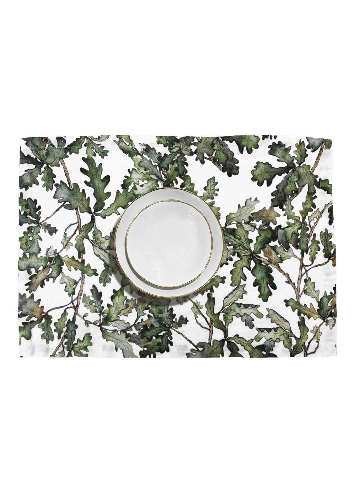 Oak Leaf Linen Placemat