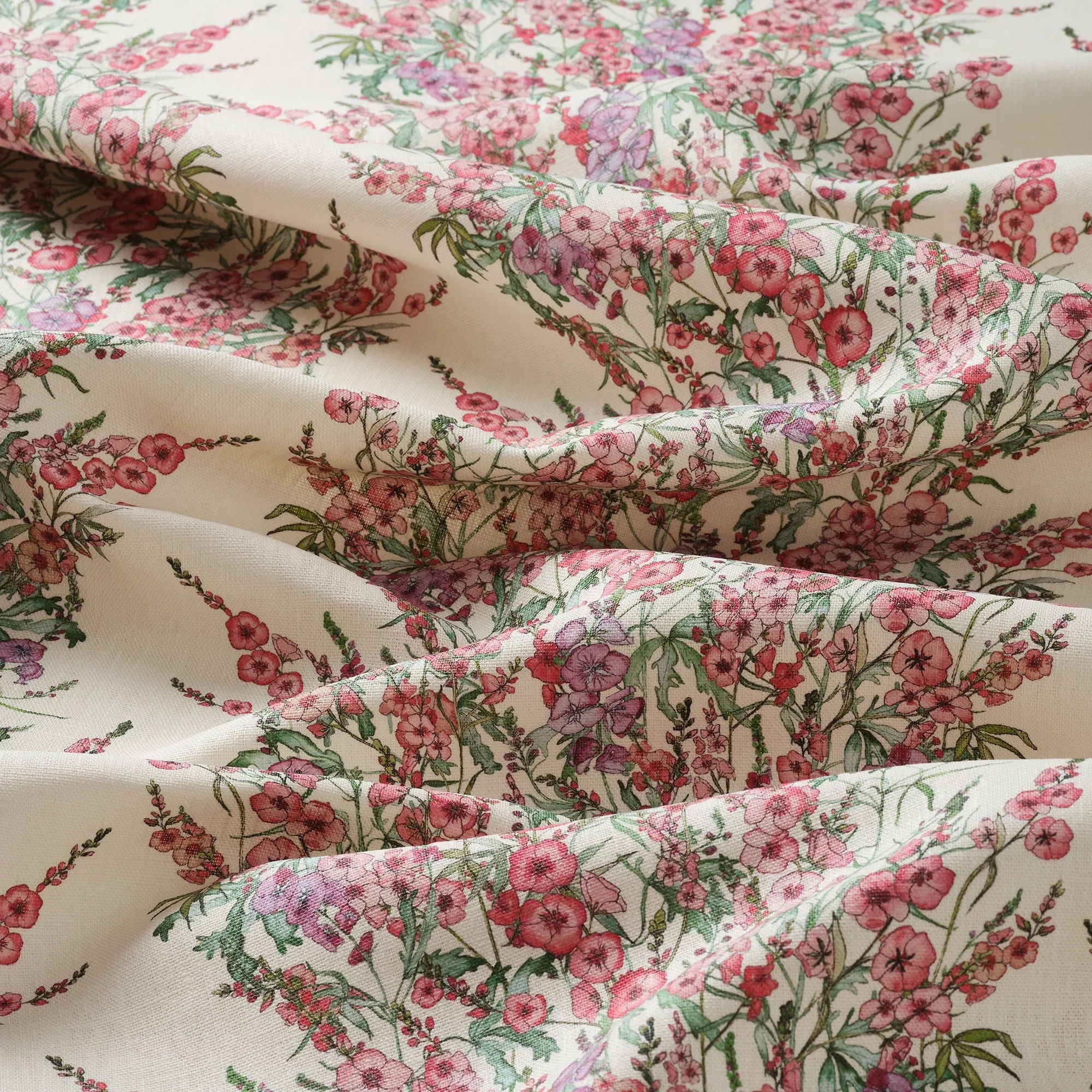 Sidalcea Fabric