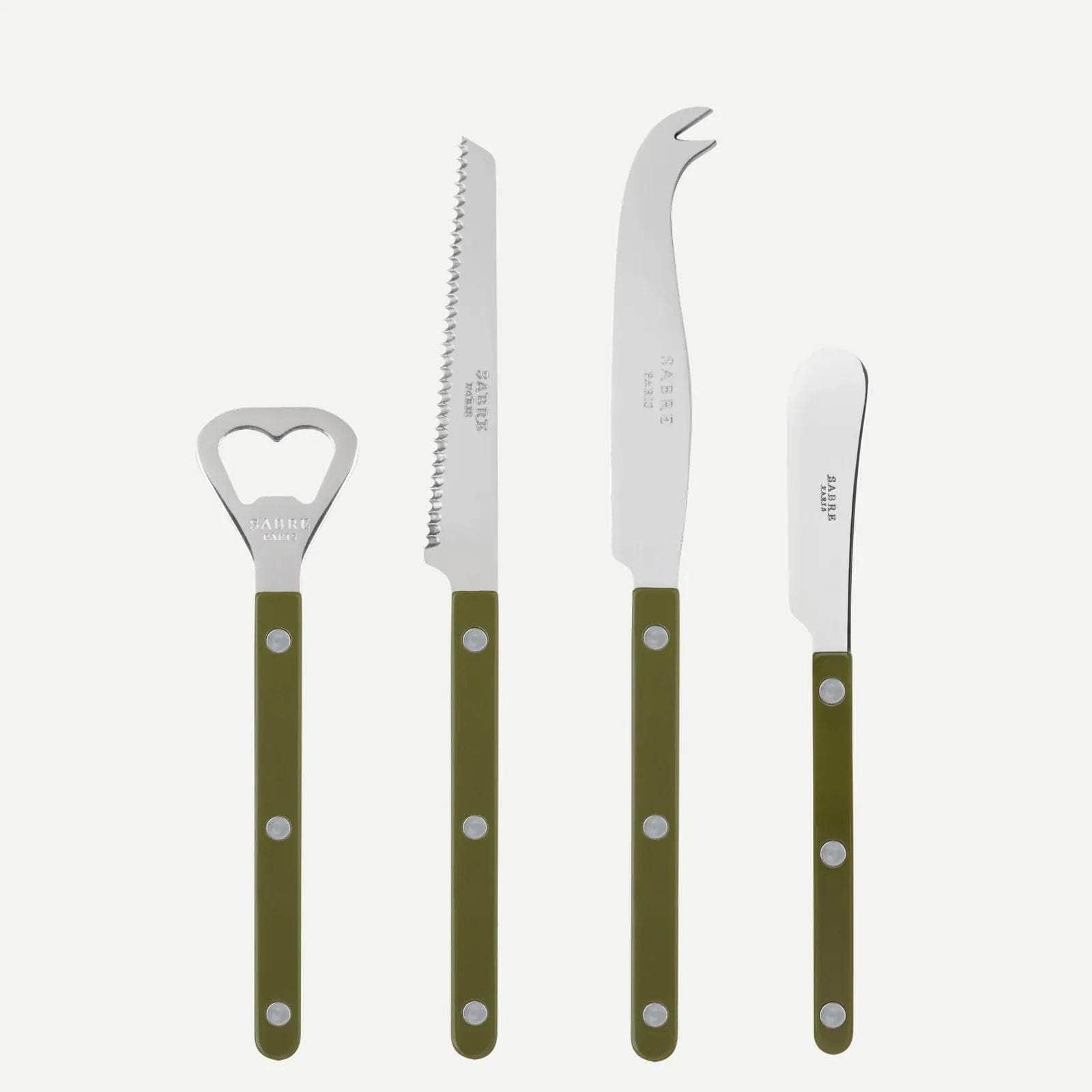 Bistrot Aperitif Serving Set, Fern Green