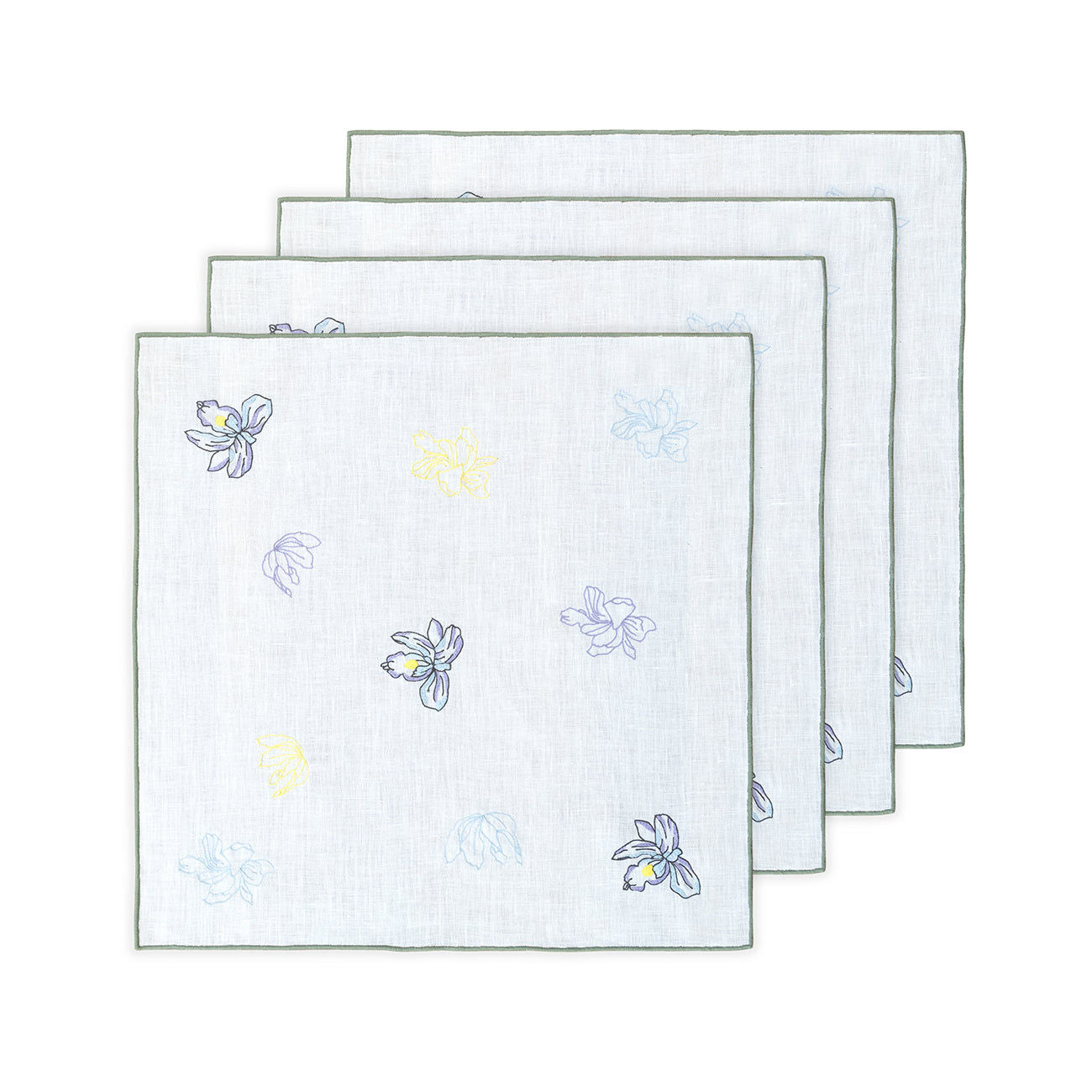 Floral Fresco - Table Napkin - Blue (Set of 4)