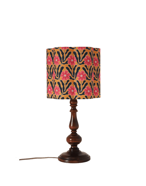 Flora Flower-Shaped Lampshade in ‘Goa Flowers’ Print