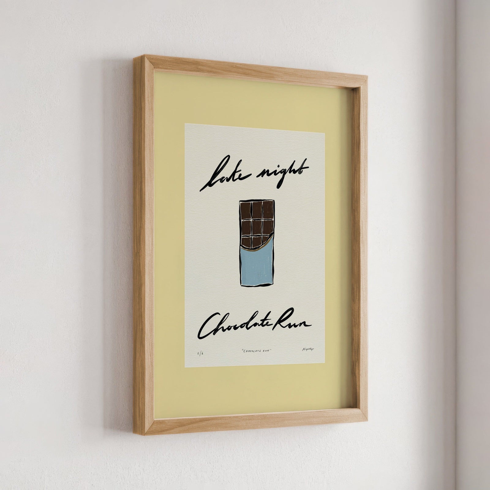 Late Night Chocolate Run Print