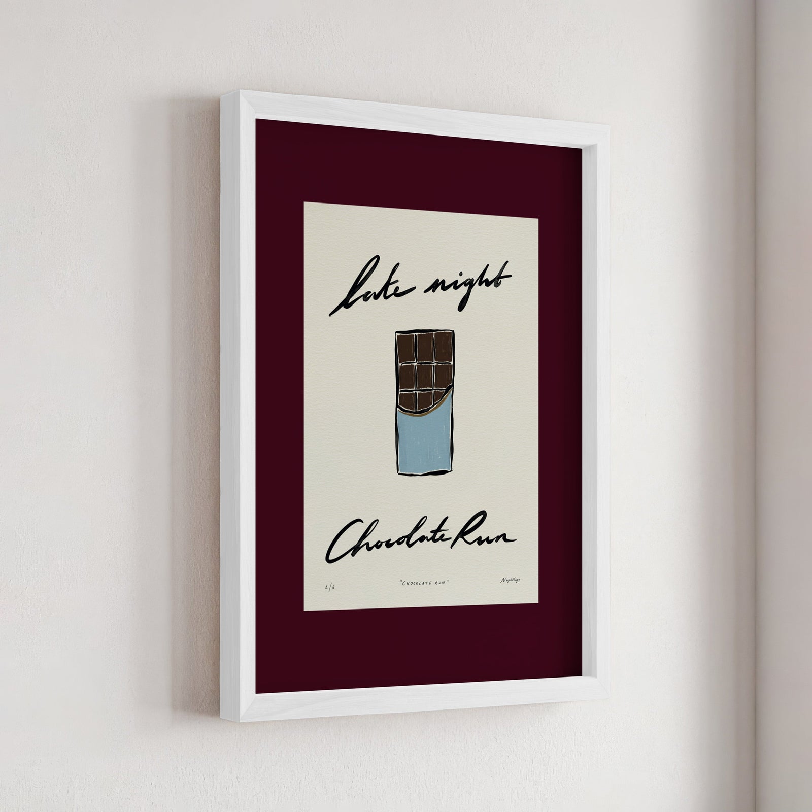 Late Night Chocolate Run Print