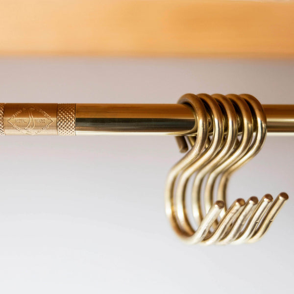 Brass Hanging Rail  68cm