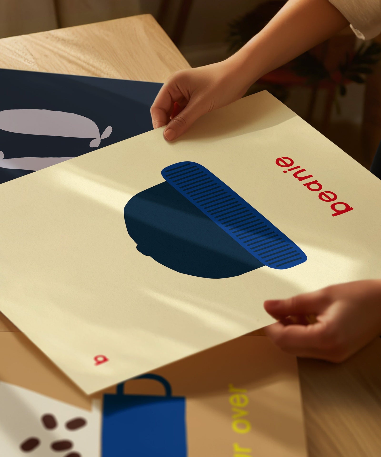 B for Beanie Art Print