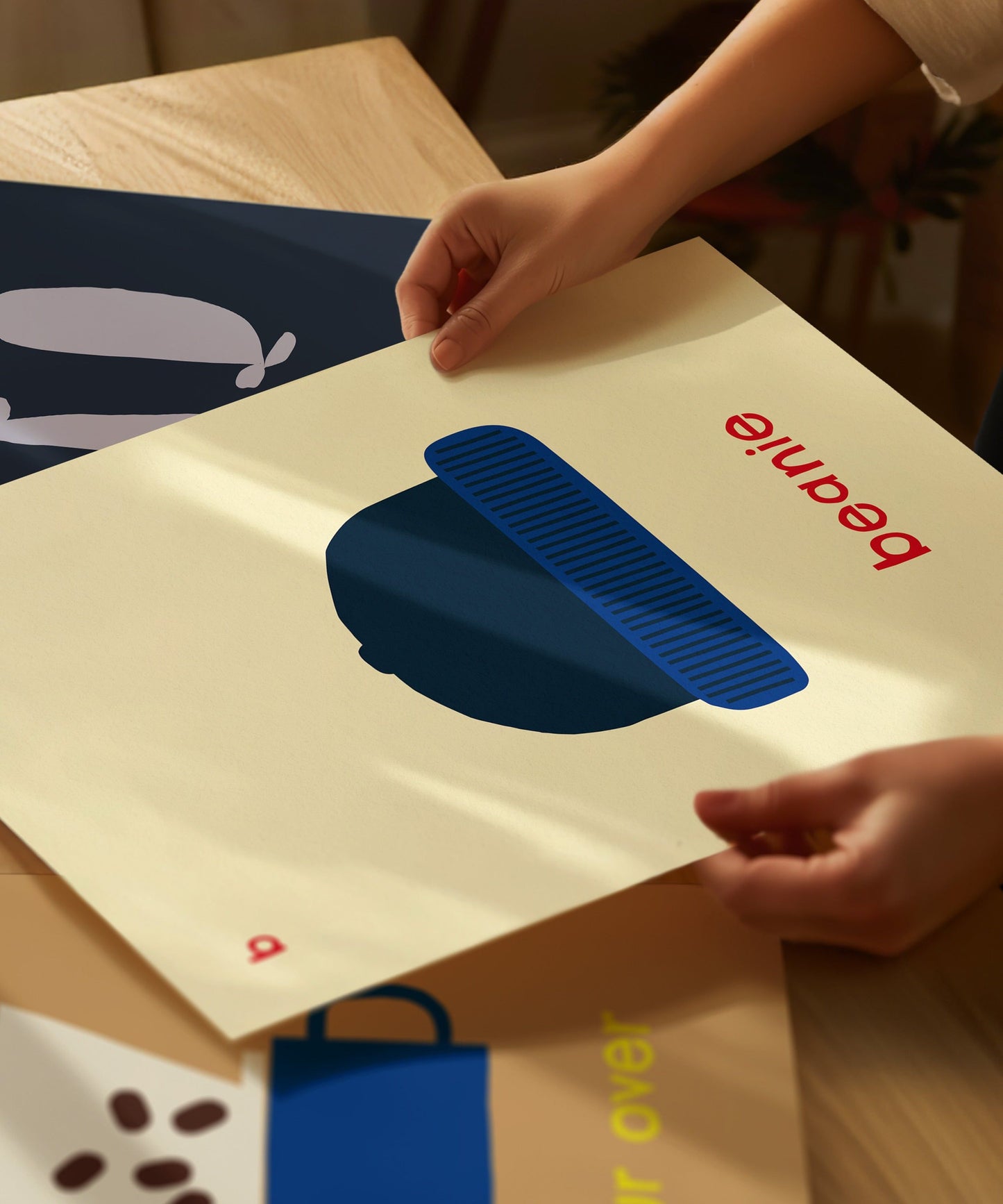 B for Beanie Art Print