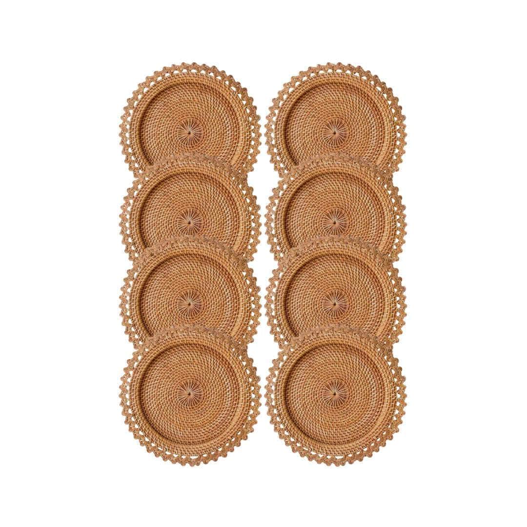 Natural Rattan Charger Plate - Sweet Knot