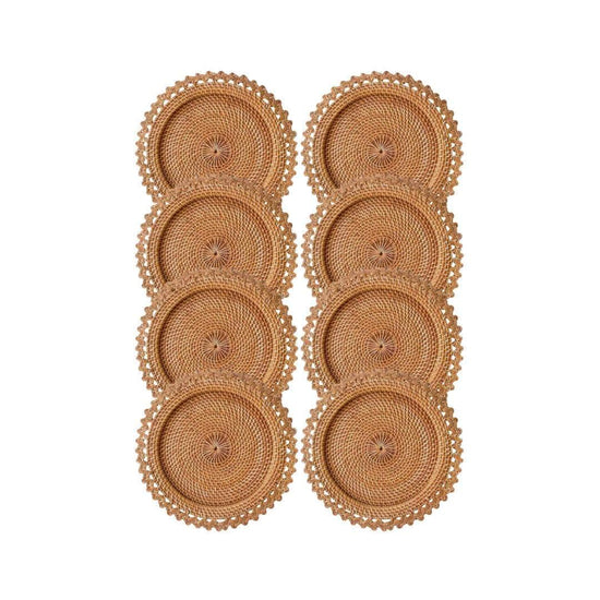 Natural Rattan Charger Plate - Sweet Knot
