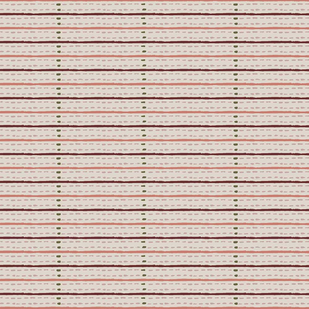 Eversley Stripe - Ground Sepia (Fabric)