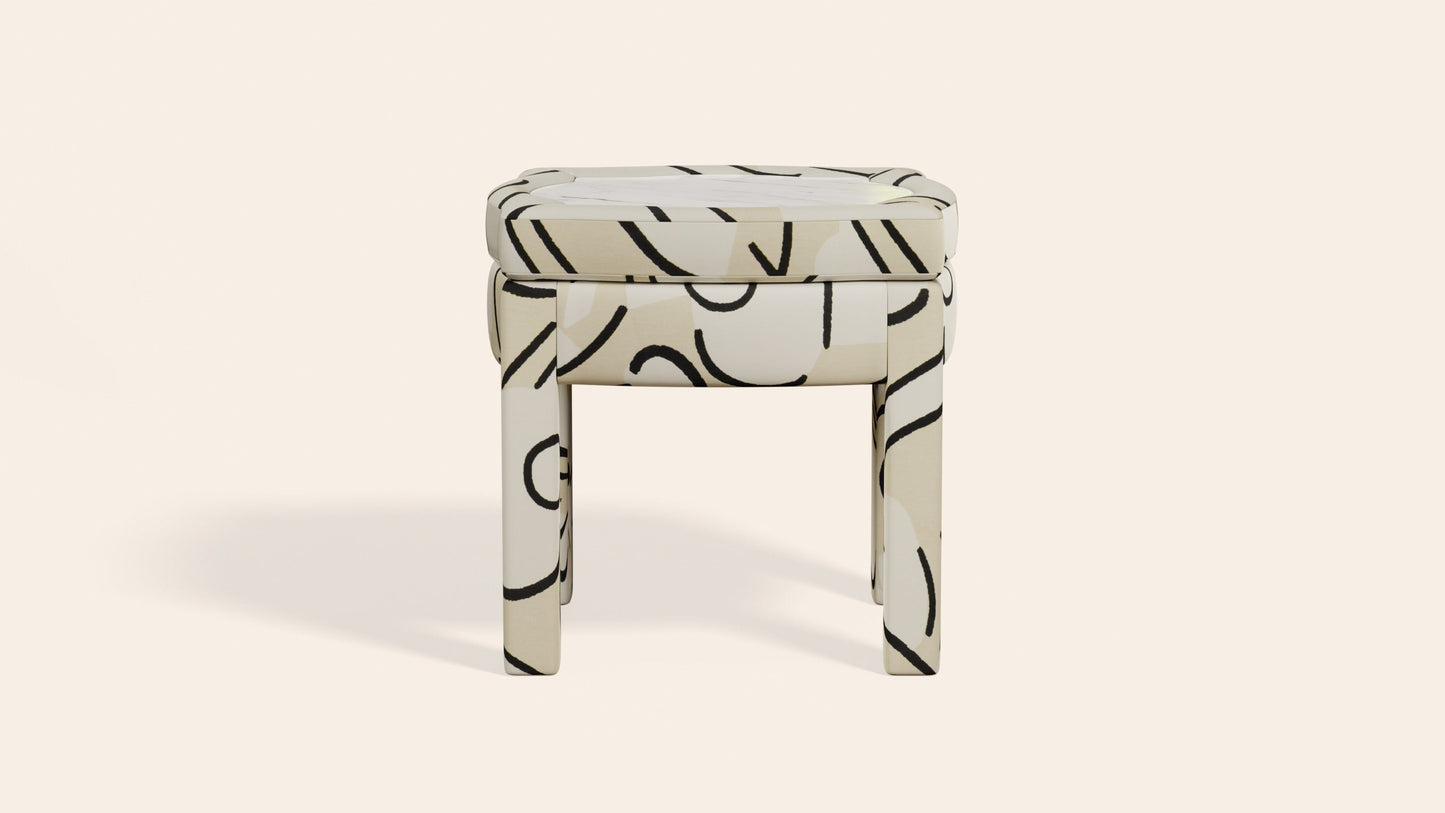 Piero Footstool, Coconut