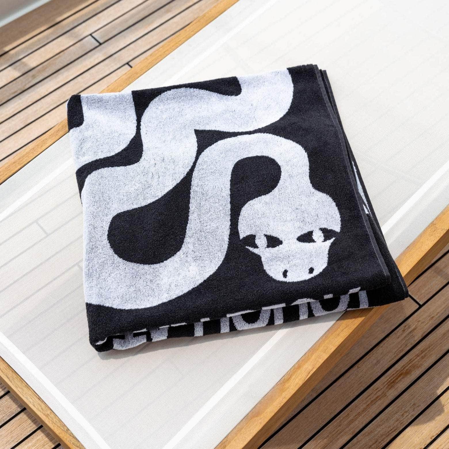 Touch at Own Risk Towel