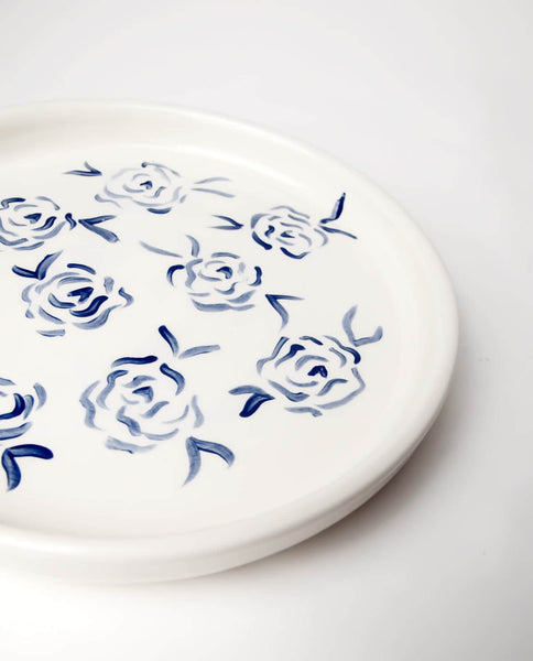 Royal Blue Dessert Plate