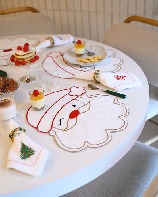 Santa Claus Placemat, Stain-Resistant