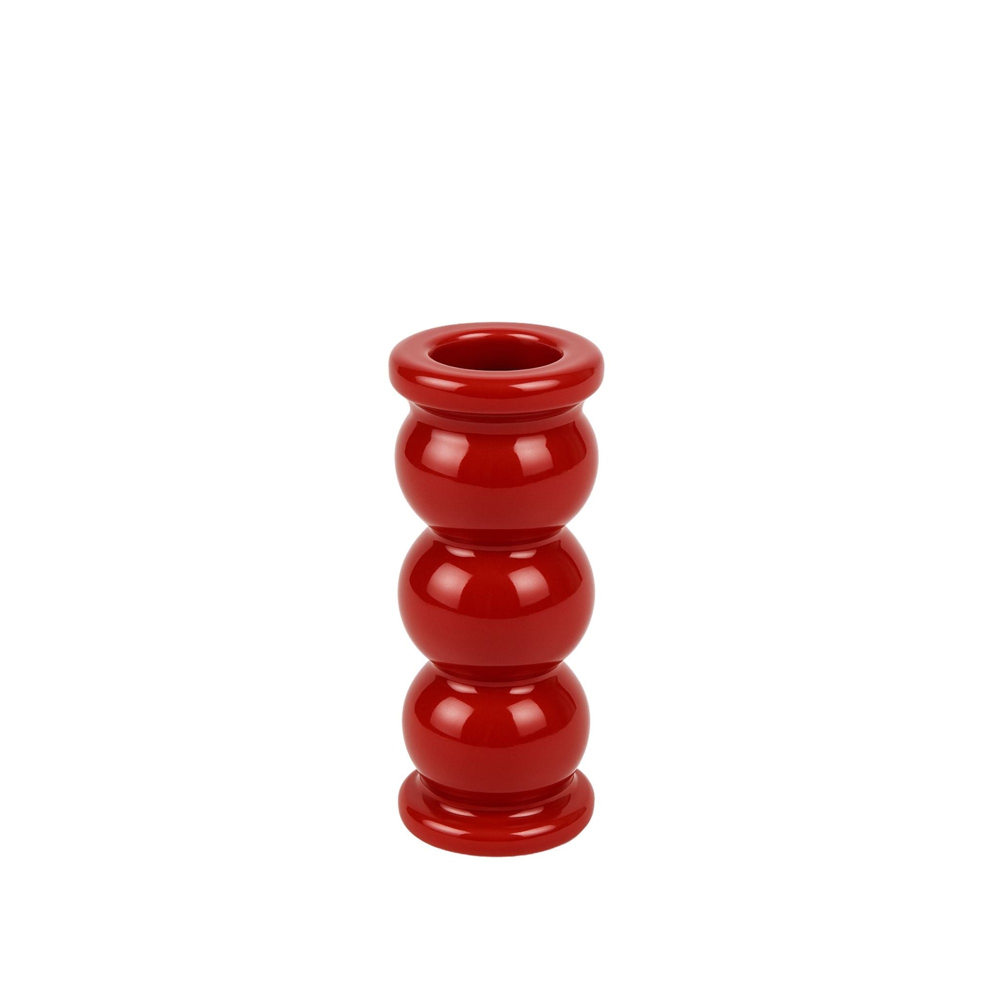 Olaf Candlestick M - Cherry Red
