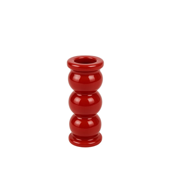 Olaf Candlestick M - Cherry Red