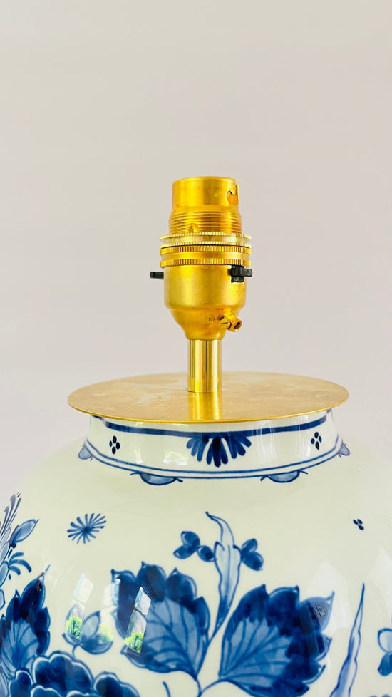 Antique ‘De Porceleyne Fles’ Delft Lamp