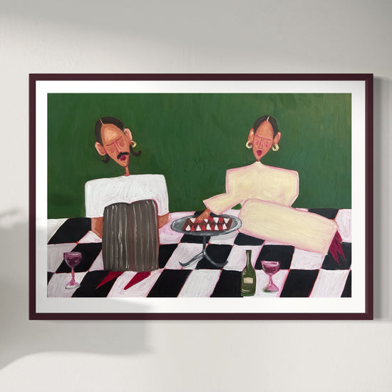 Lover's Game Art Print