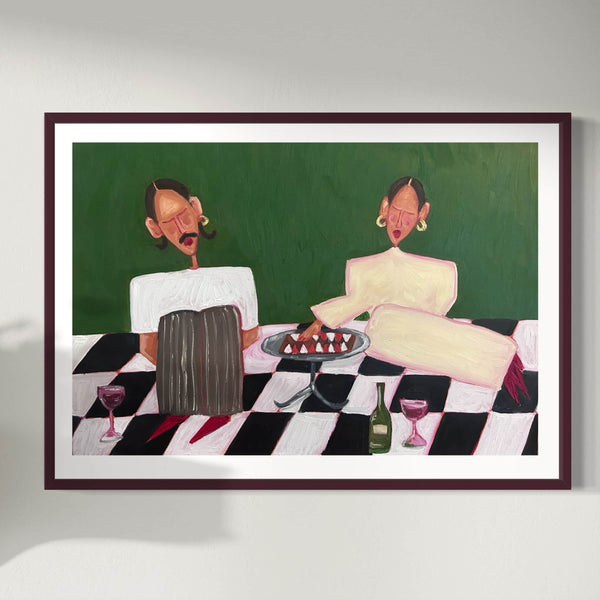 Lover's Game Art Print