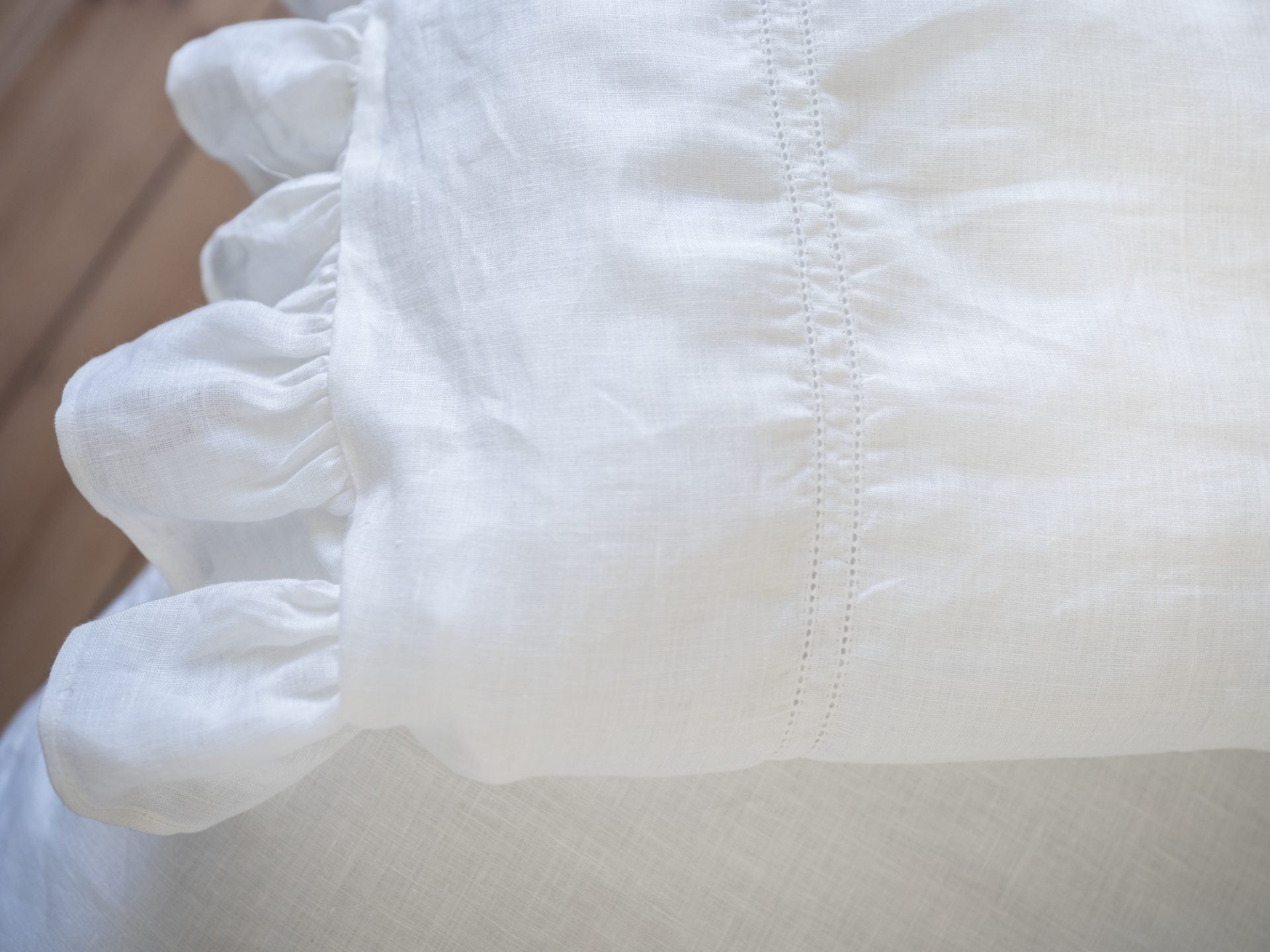 Ruffle Child's Size Duvet Cover and Pillowcase Set