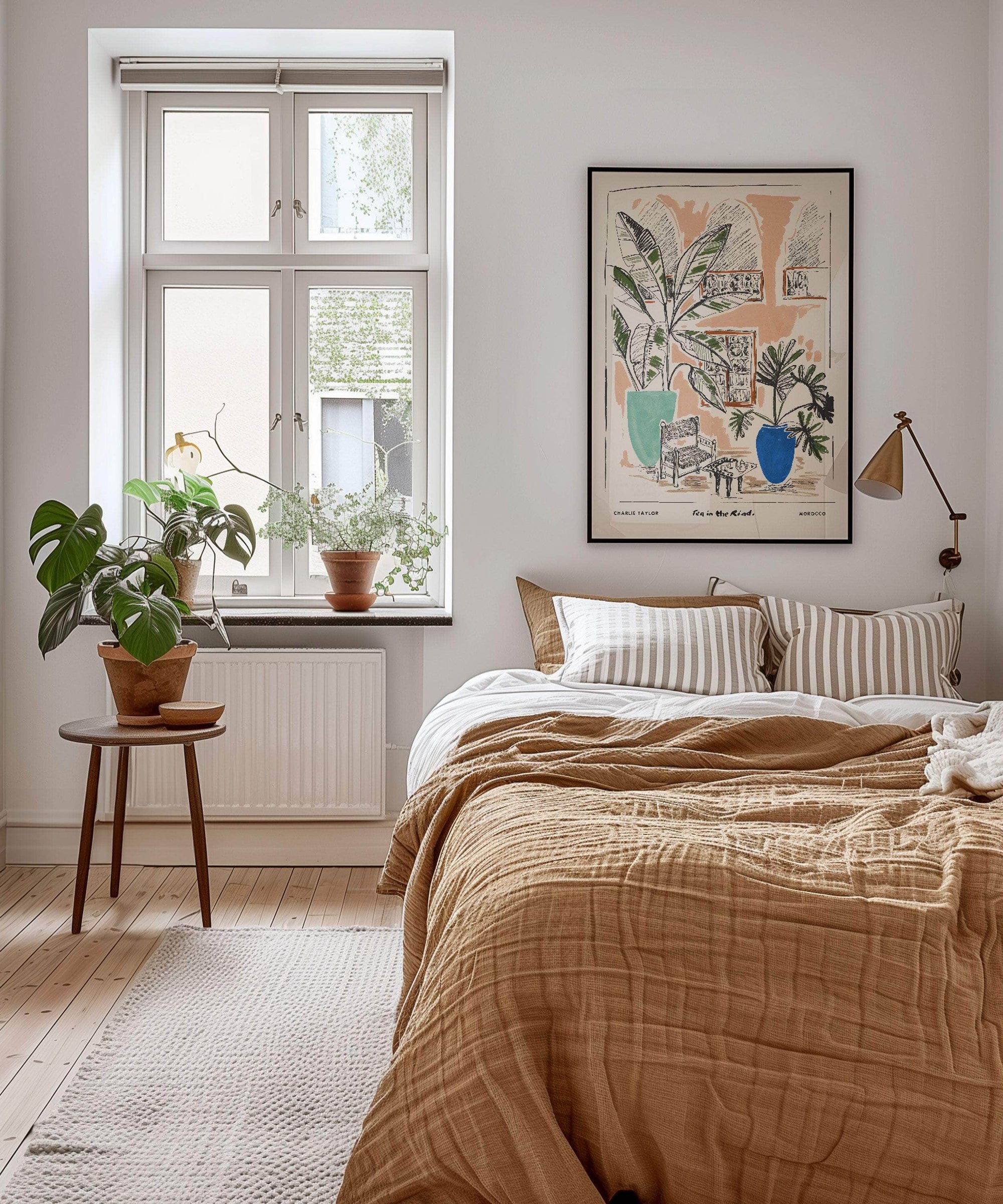 Tea in the Riad' Print