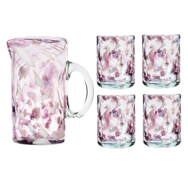 Morada Jug and 4 Tumblers Set