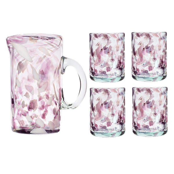 Morada Jug and 4 Tumblers Set